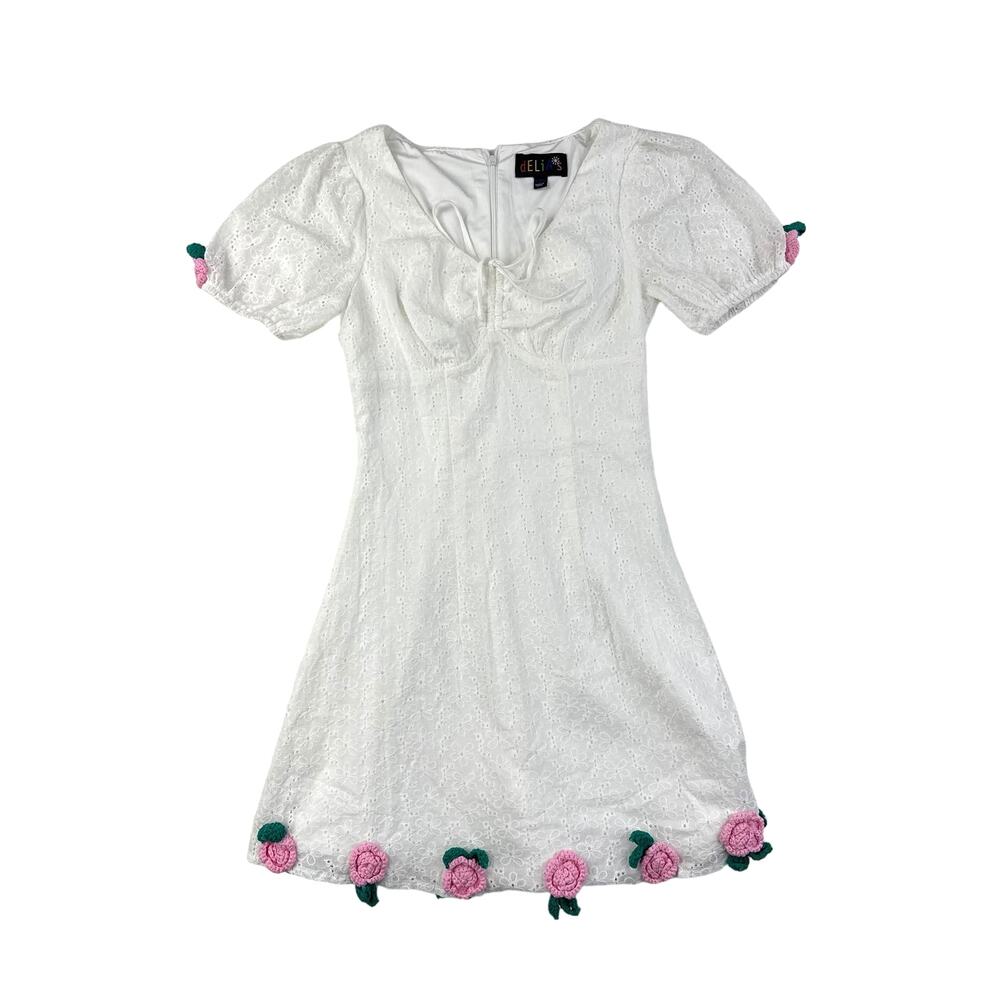 Delia's - La Vie En Rose Babydoll Dress in White